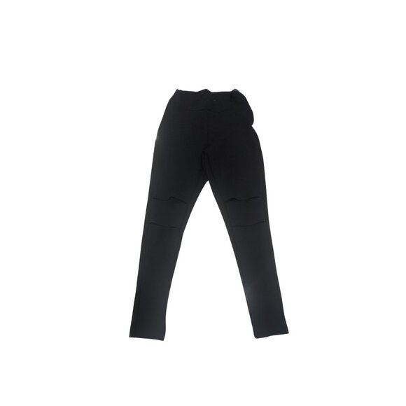 Aurora Boutique Kayleigh Leggings โ Black โ Front Slits โ Side Zip โ S โ NWT - Picture 2 of 5